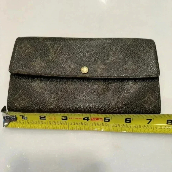 Louis Vuitton monogram portefeuillle Sarah bifold long wallet AUTHENTIC - Picture 2 of 15